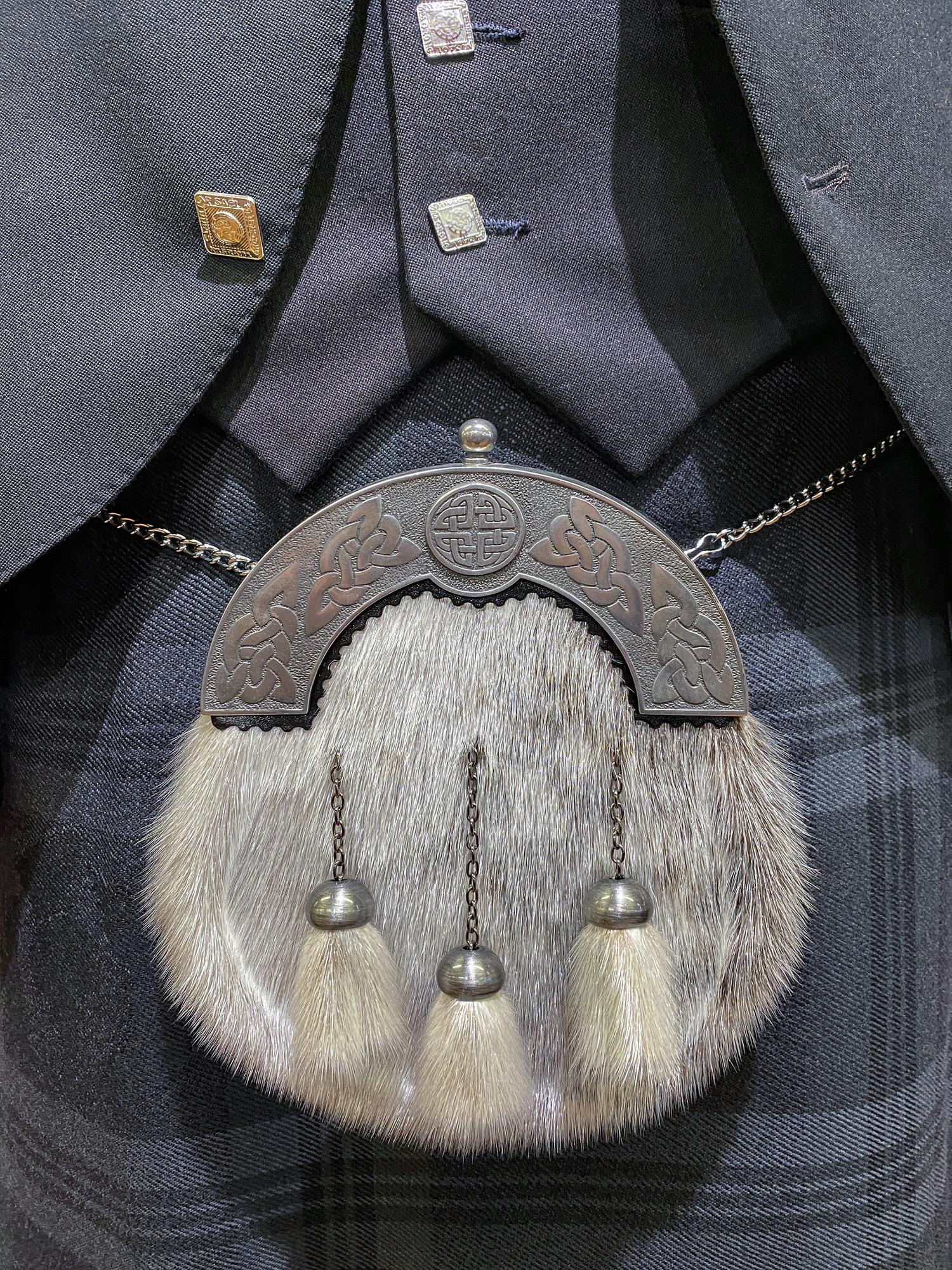 embroidered jacket chest detail with metallic thread